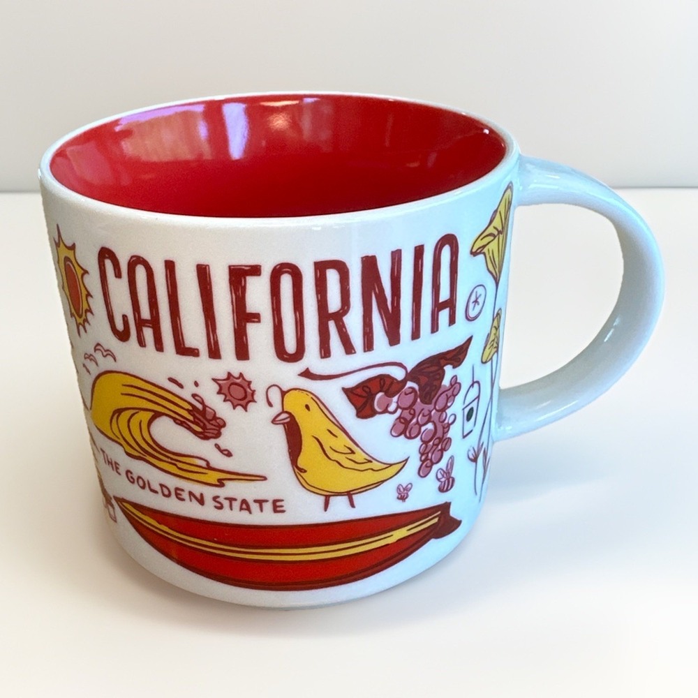 Starbucks Been There Series California Ceramic‎ Tea Coffee Mug Cup 14oz NEW